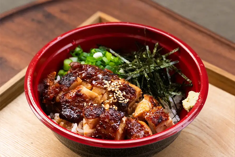 鶏まぶし丼 鶏汁そば オルガン